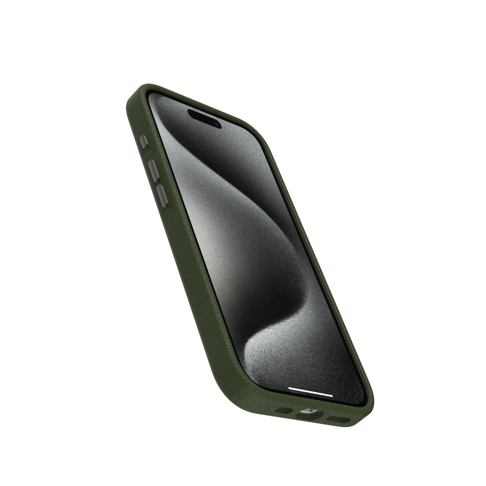 OtterBox Symmetry Cactus Leather Apple 15 iPhone Pro Cactus Groove - green OtterBox Symmetry Cactus Leather Apple 15 iPhone Pro Cactus Groove - green